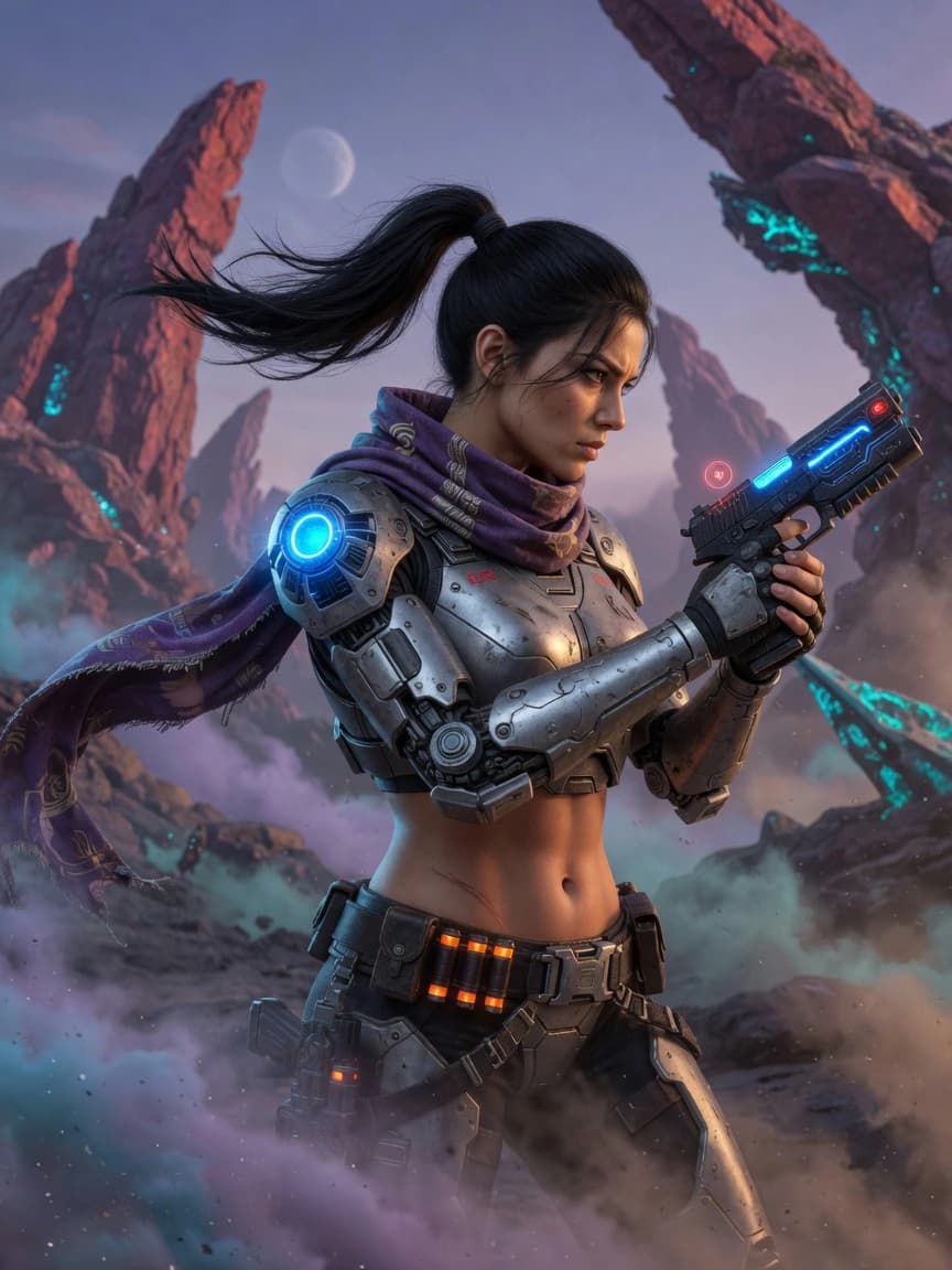 Nyra side-on combat exploration
