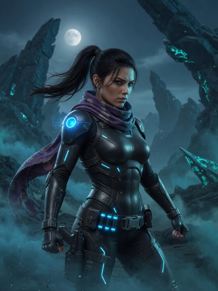 Nyra stealth armor direction