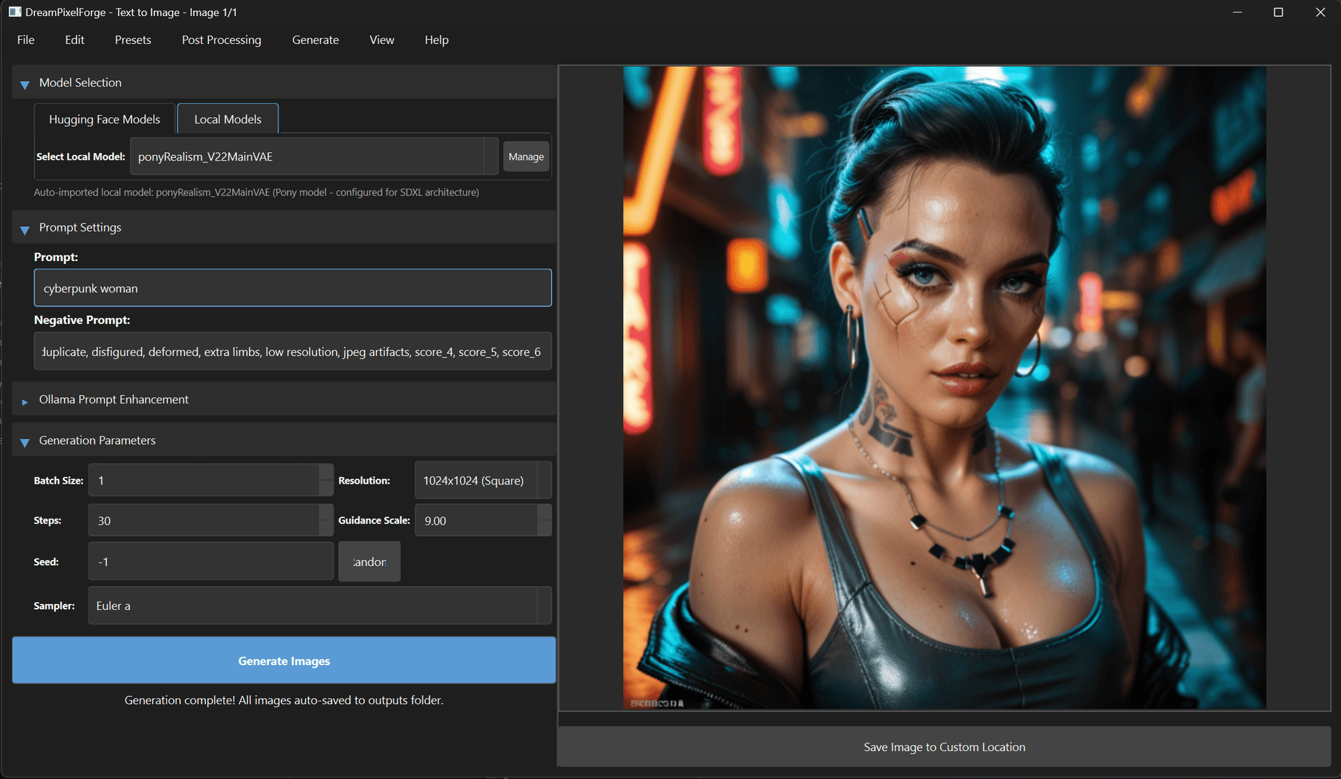 DreamPixel Forge Application