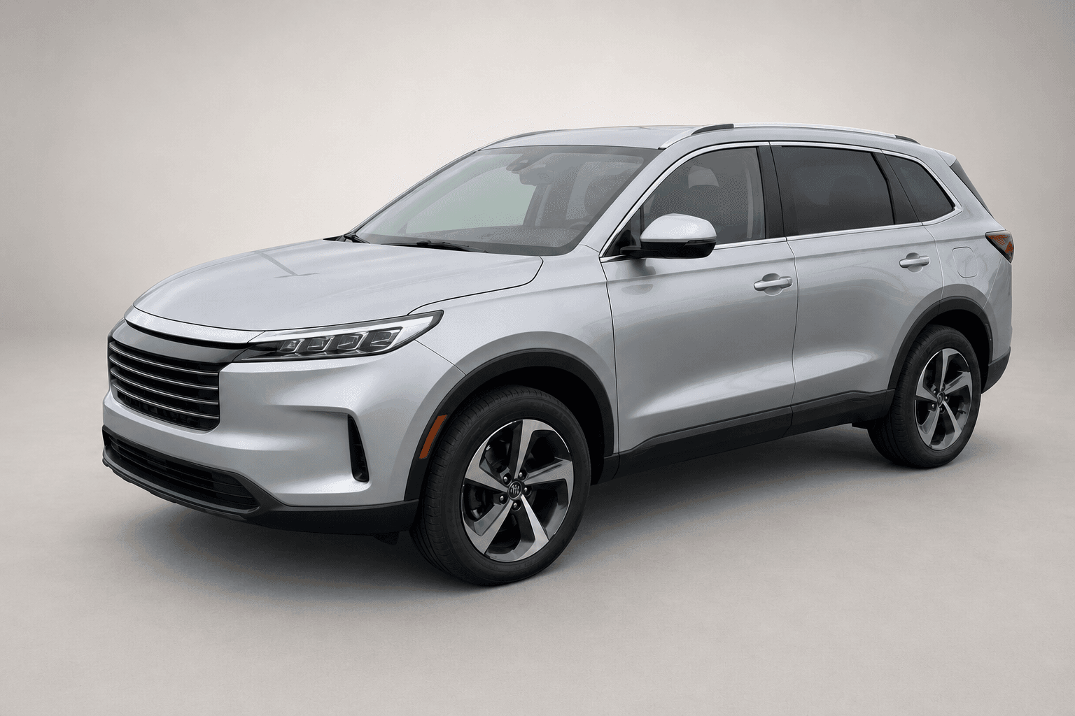 Inventory clean result featuring a silver midsize SUV