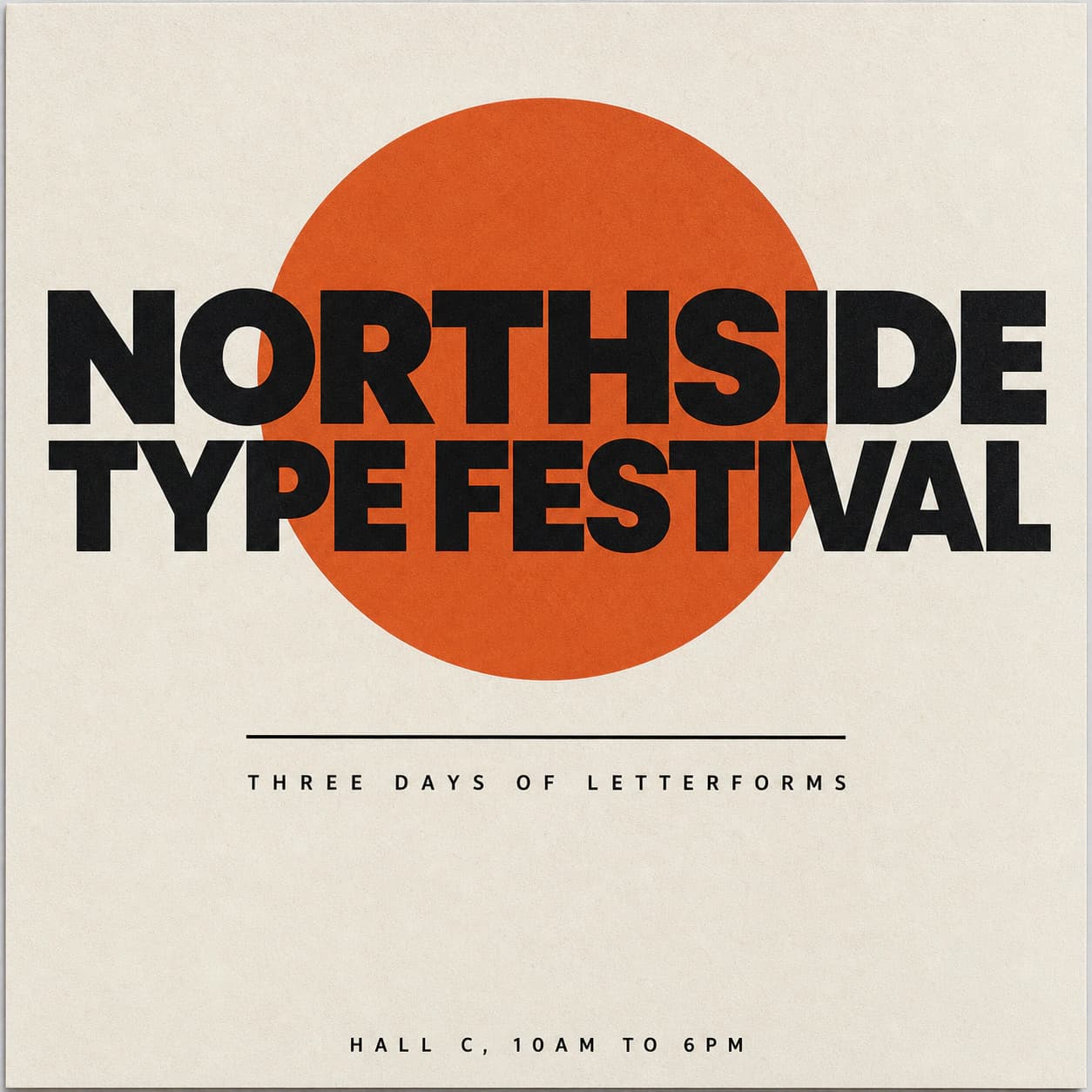 Event poster with clean rendered typography, showing GPT Image 2 text fidelity