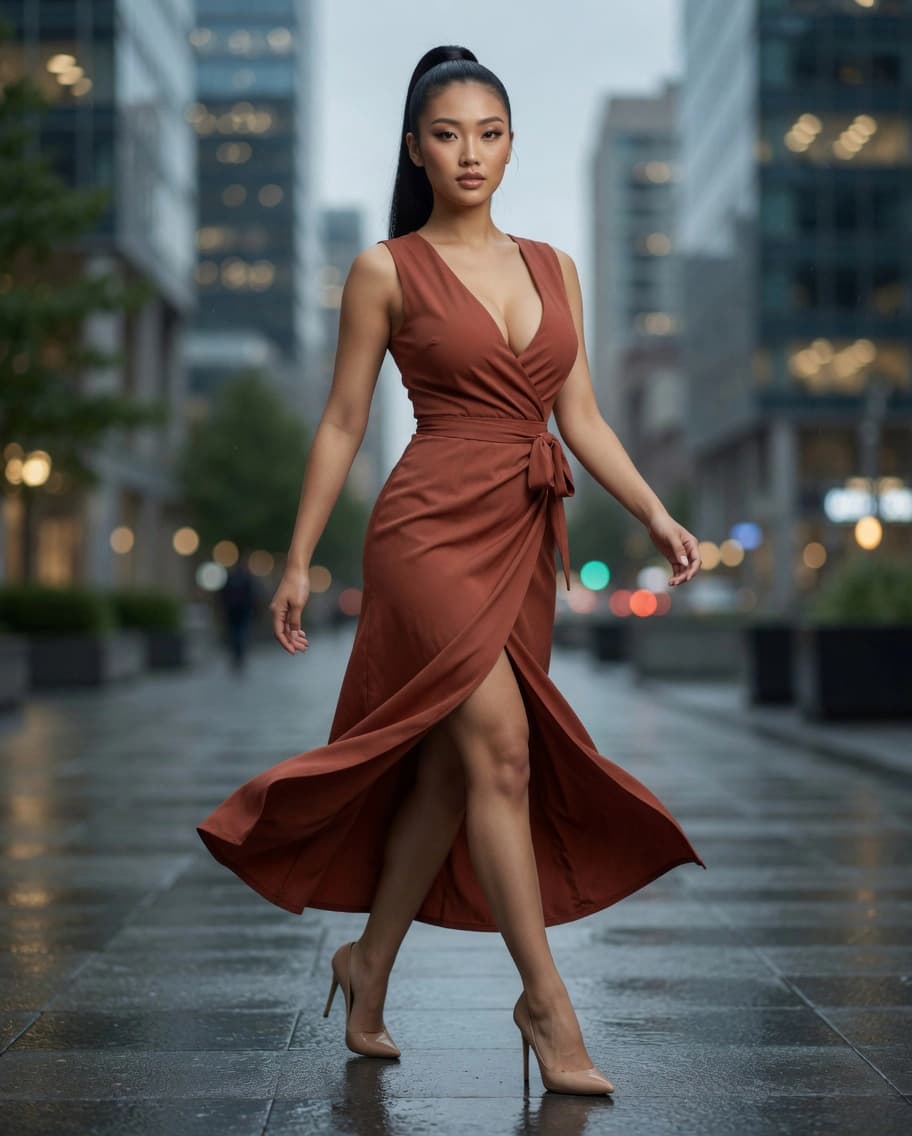 Aurelian fashion campaign city walk for a new drop